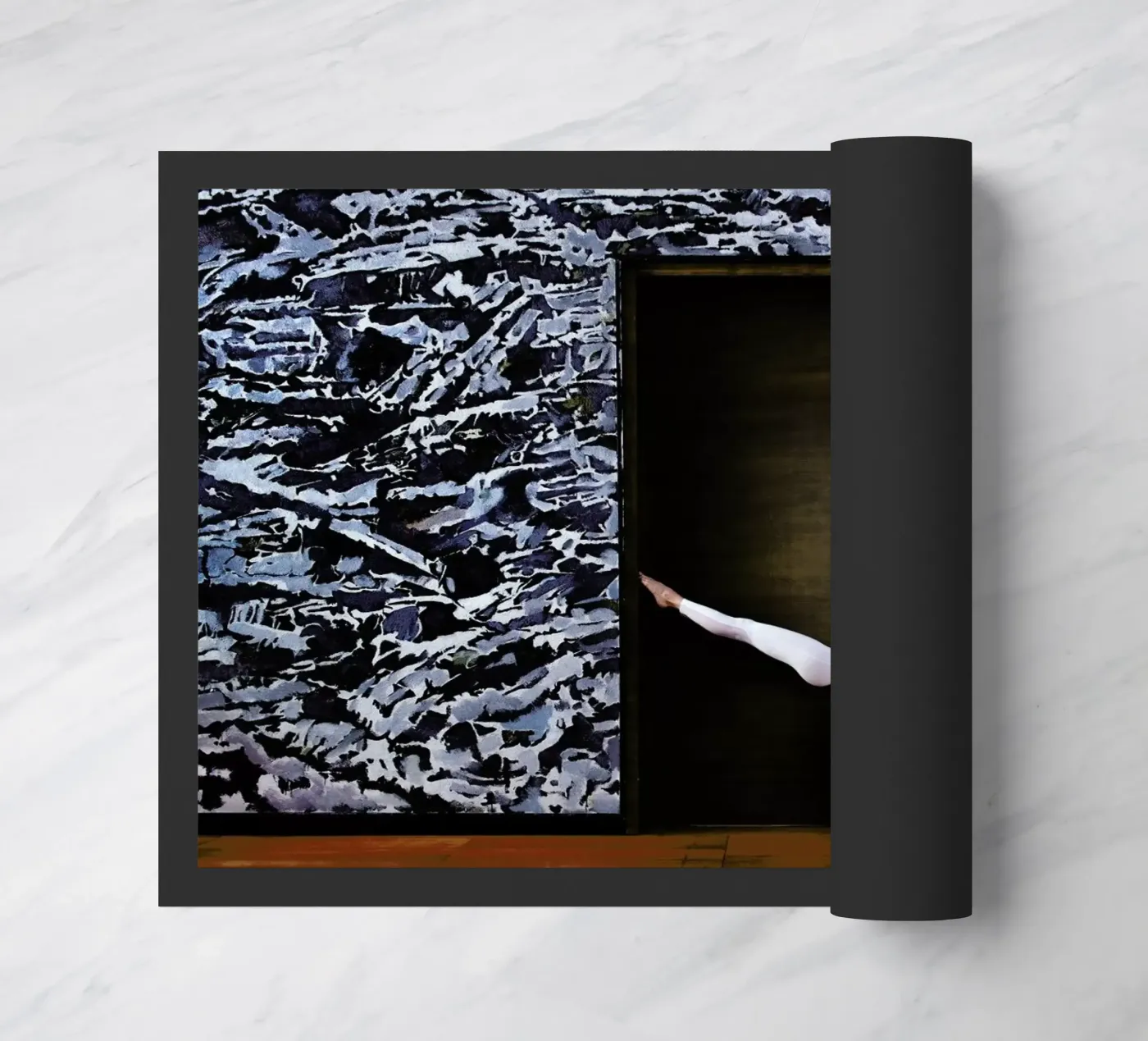 Belgrade #3 doormat by The Urban Yoga