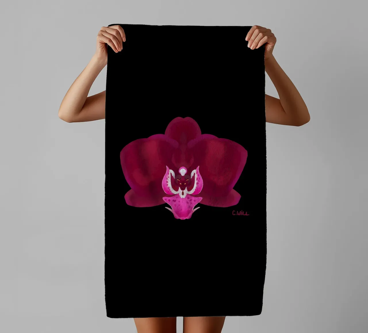 Orchidea pantera asciugamano da bagno da C.WILL
