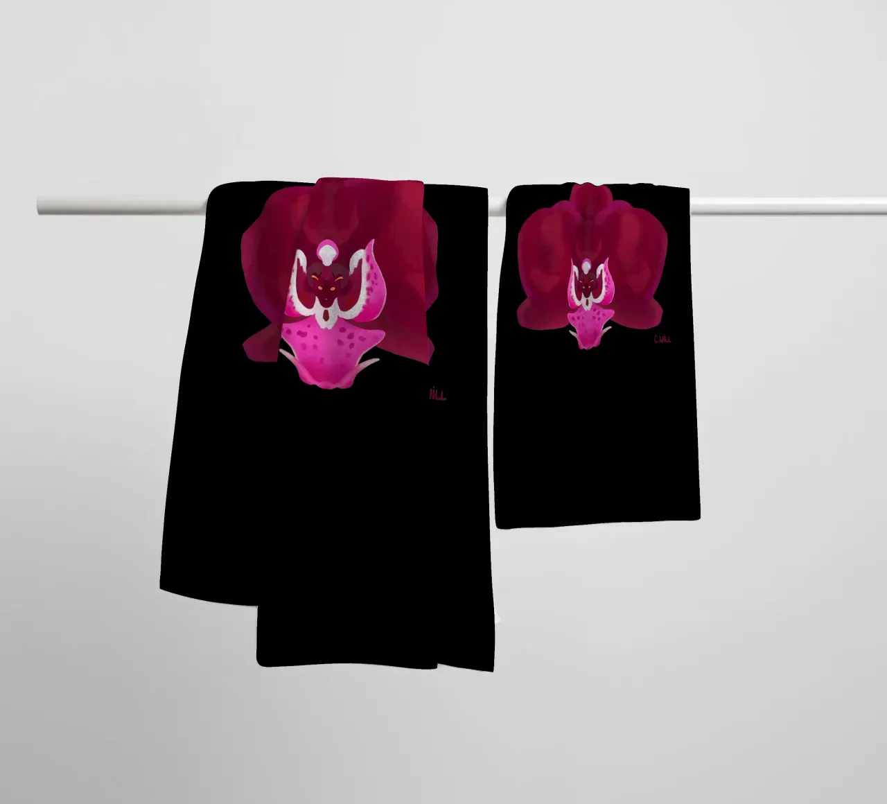 Orchidea pantera asciugamano da bagno da C.WILL