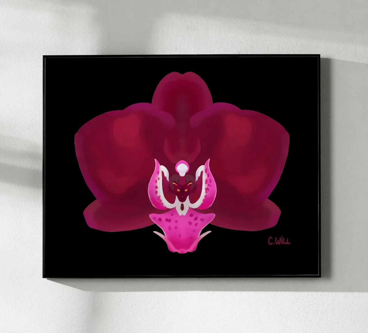 Orchidea pantera plexiglass da C.WILL