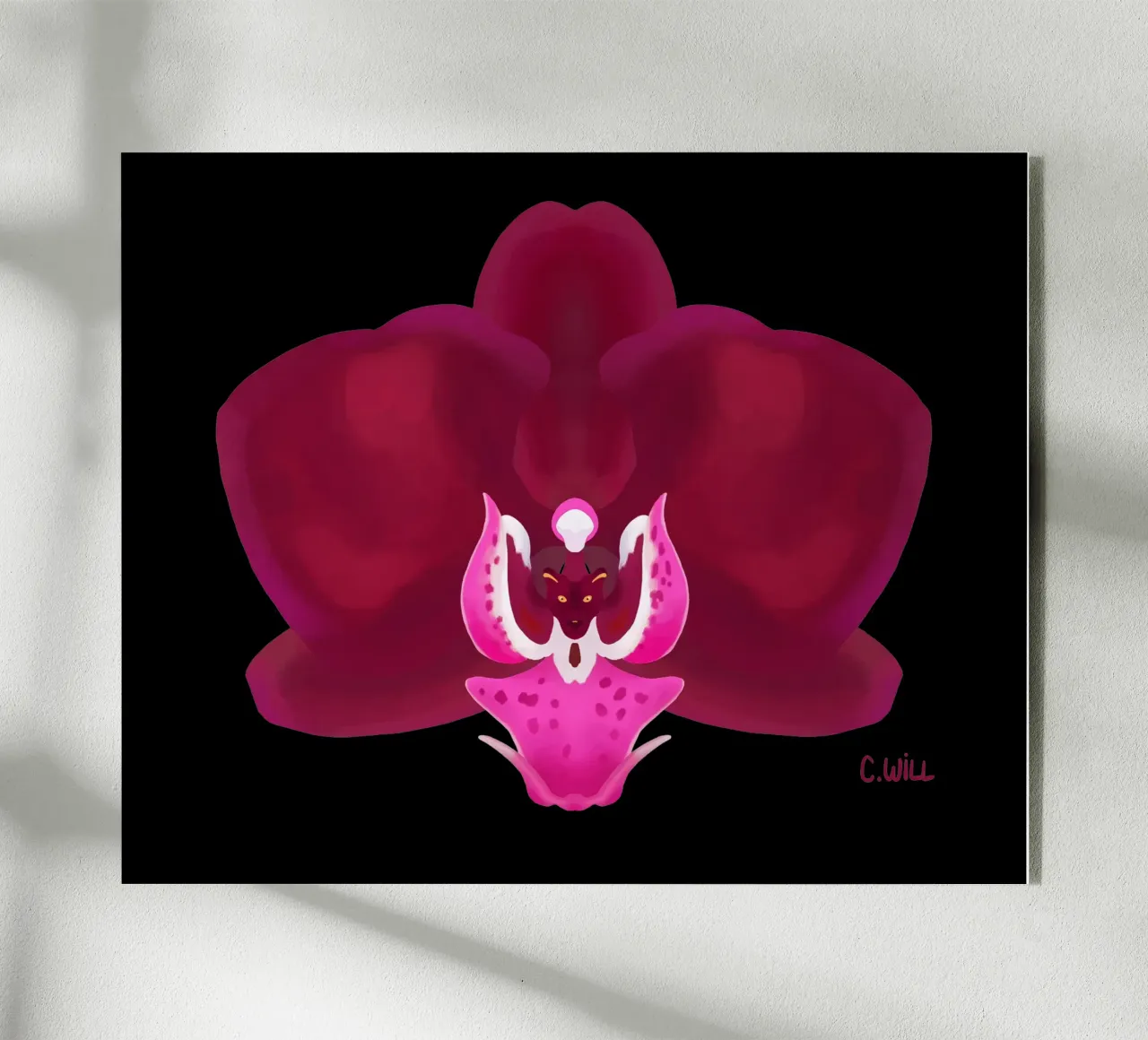 Orchidea pantera plexiglass da C.WILL
