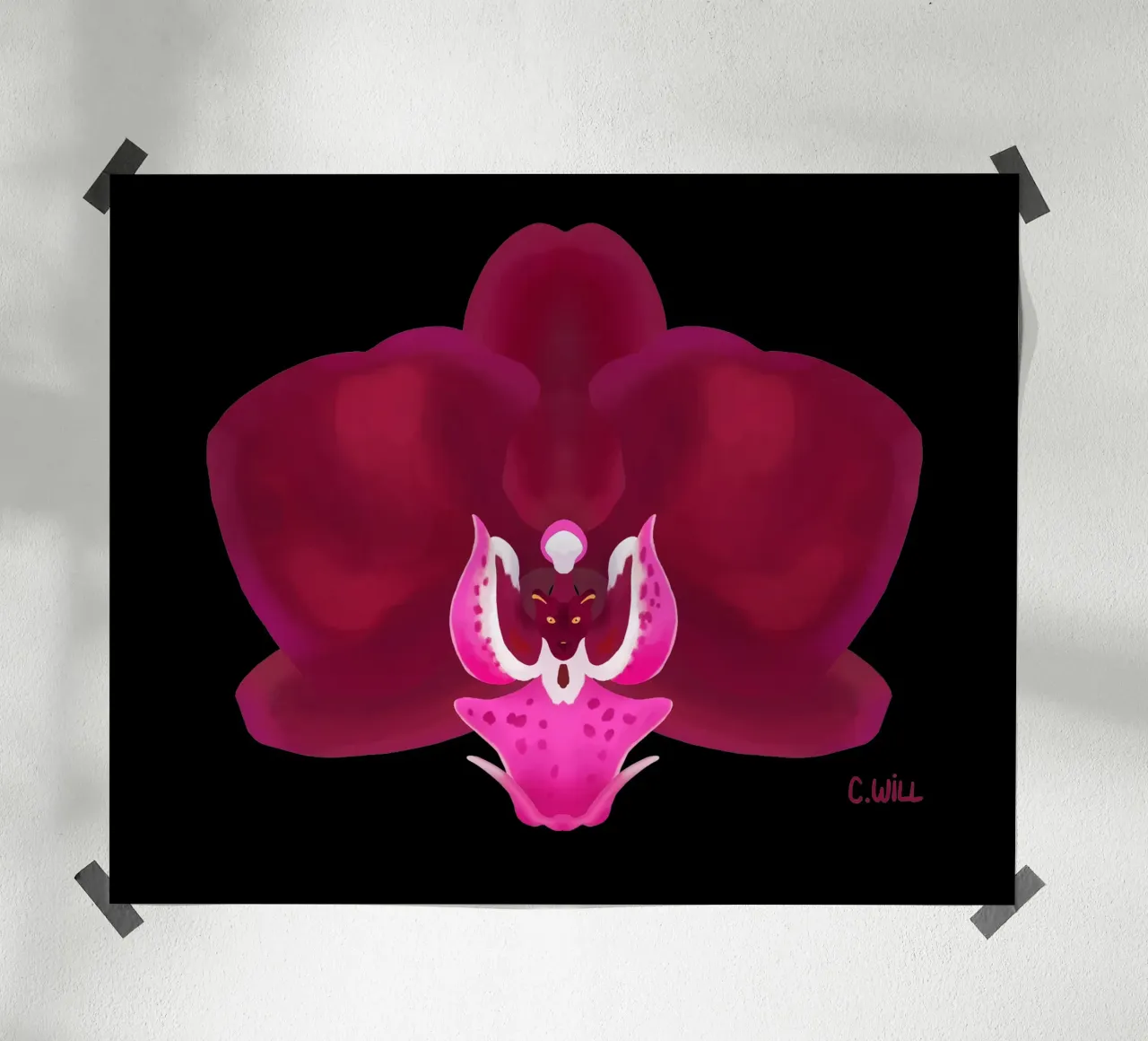Orchidea pantera poster da C.WILL