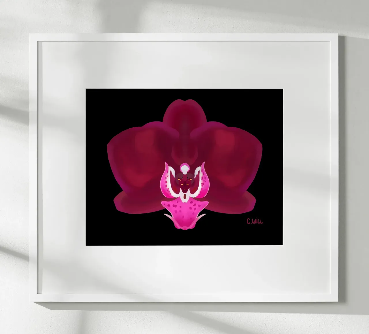 Orchidea pantera carta hahnemühle da C.WILL