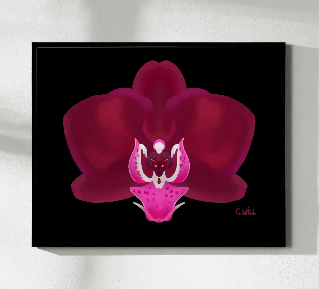 Orchidea pantera carta hahnemühle da C.WILL