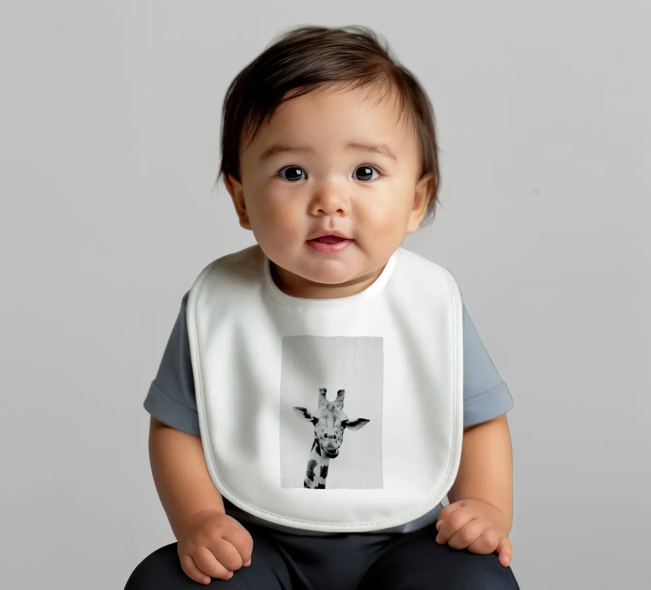 Print 41 baby bib by Lila x Lola