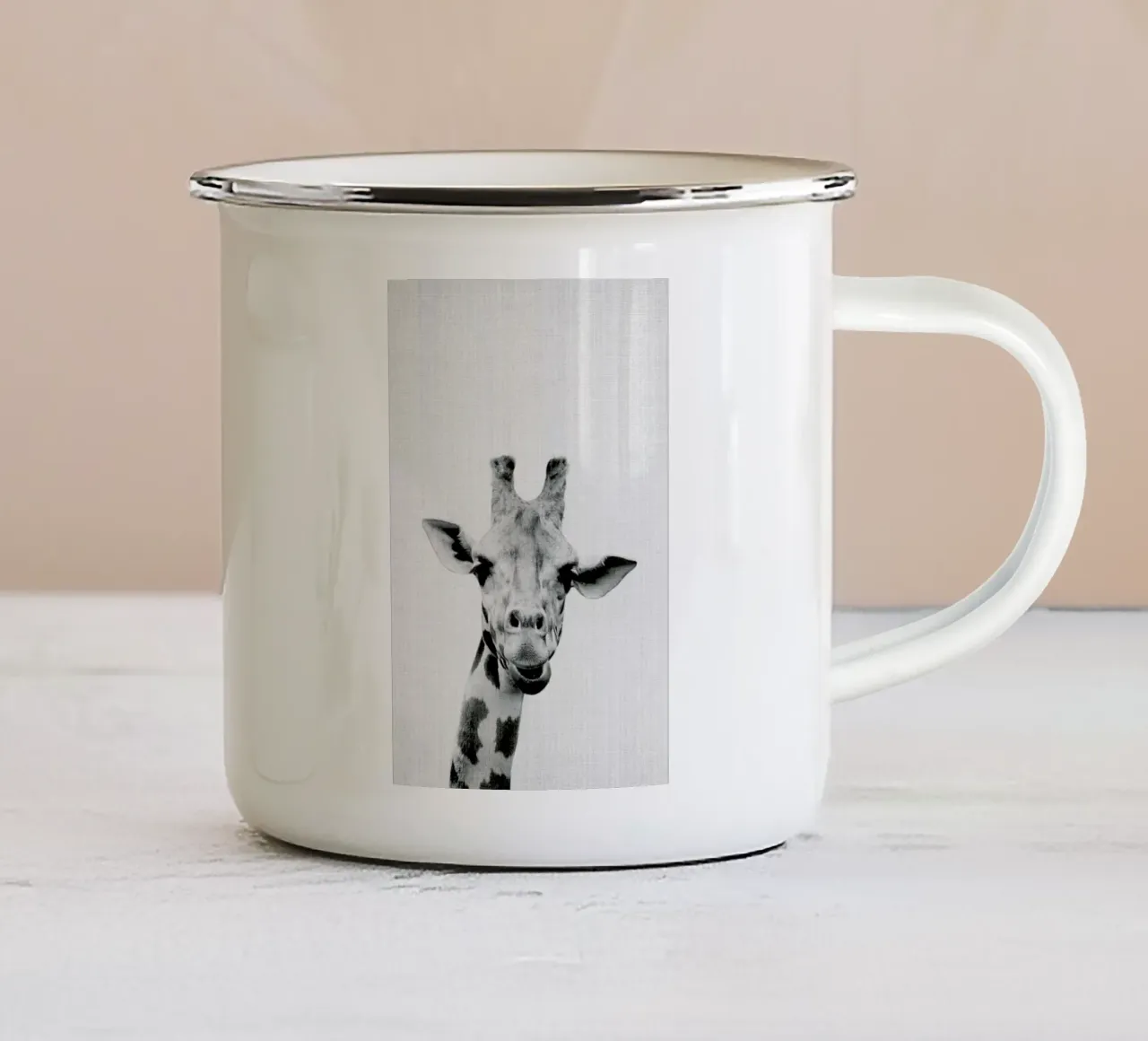 Print 41 emaille mok van Lila x Lola