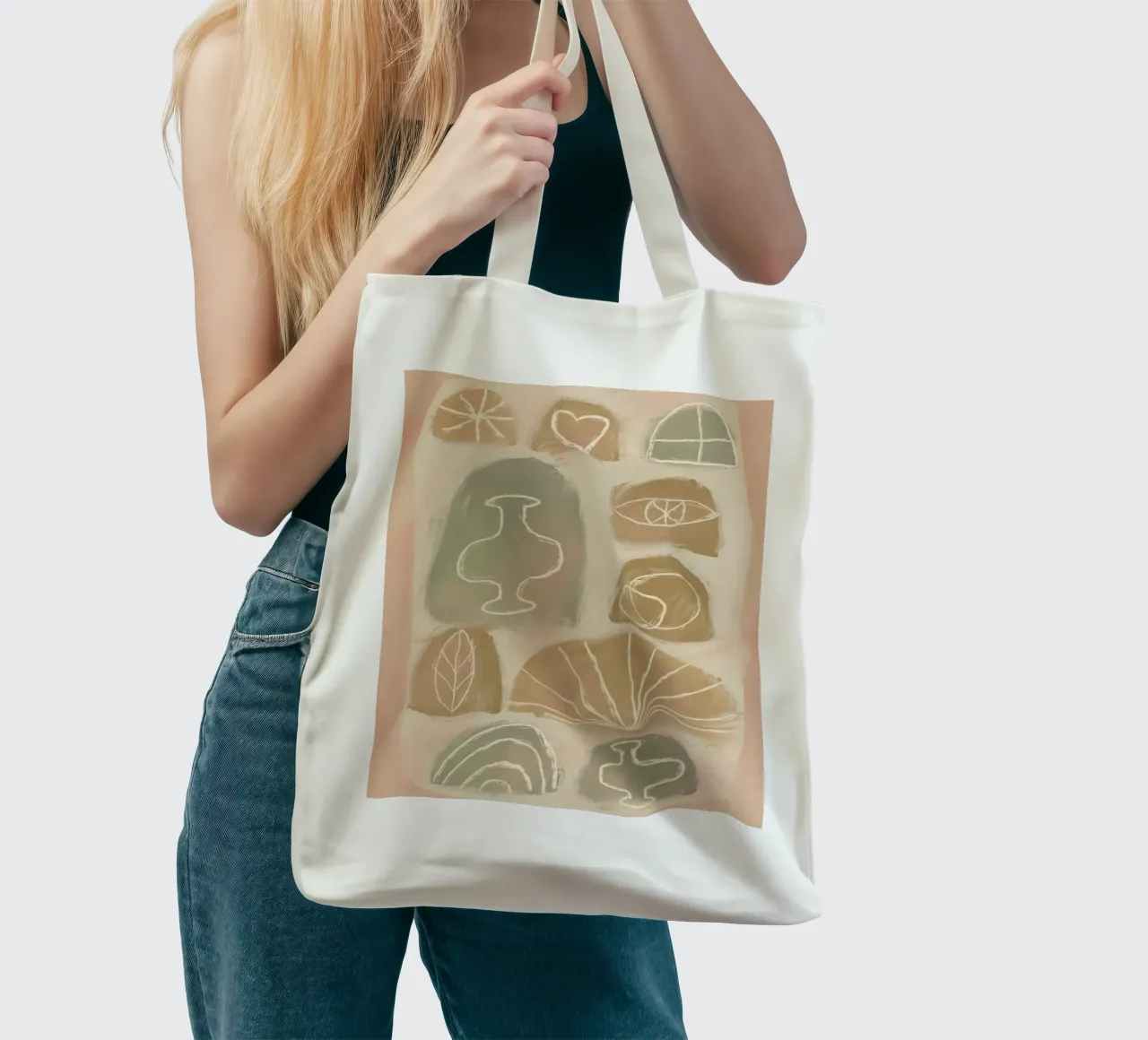Random Collection borsa in juta da treechild