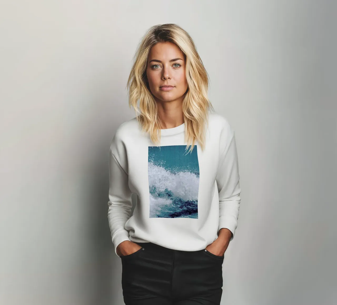 Print 211 sweatshirt van Lila & Lola