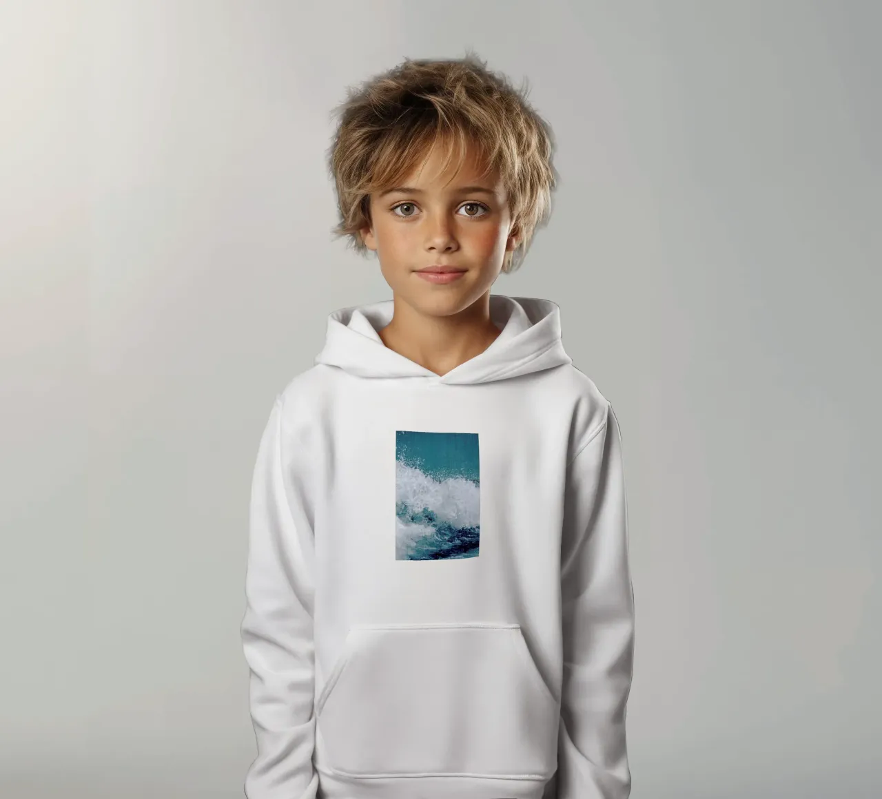 Print 211 felpa bambino con cappuccio da Lila x Lola