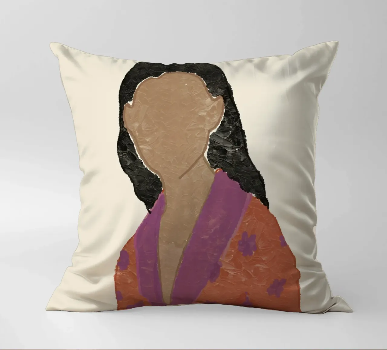 Woman In A Robe cuscino da treechild