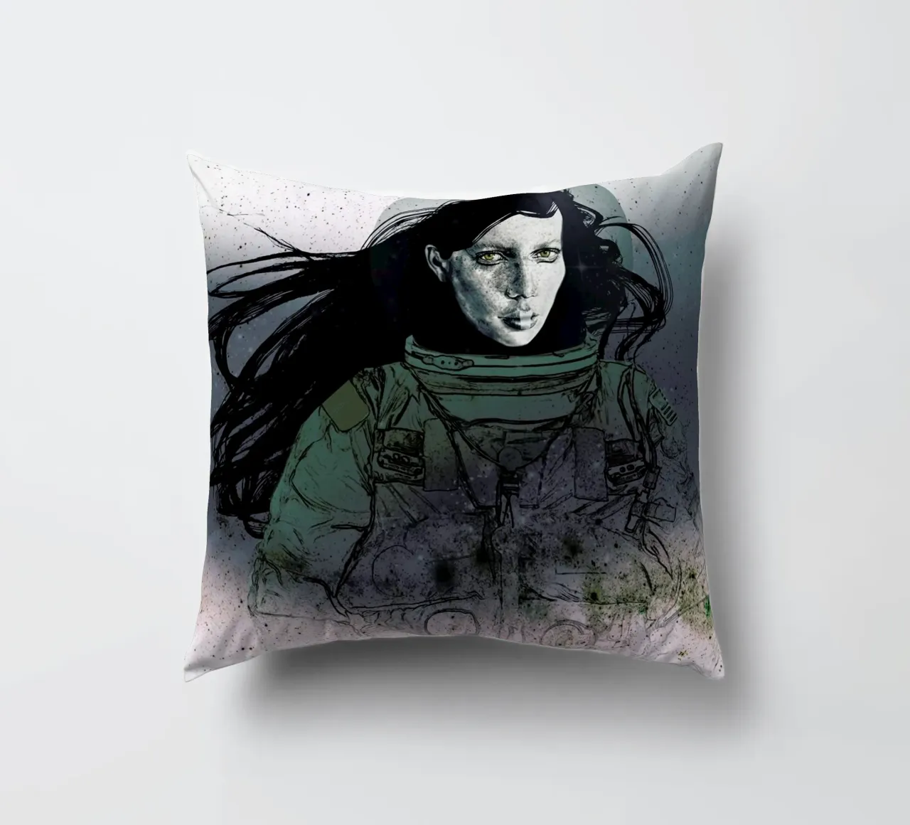 Astronaut 2 cuscino da Agnes KR Patience