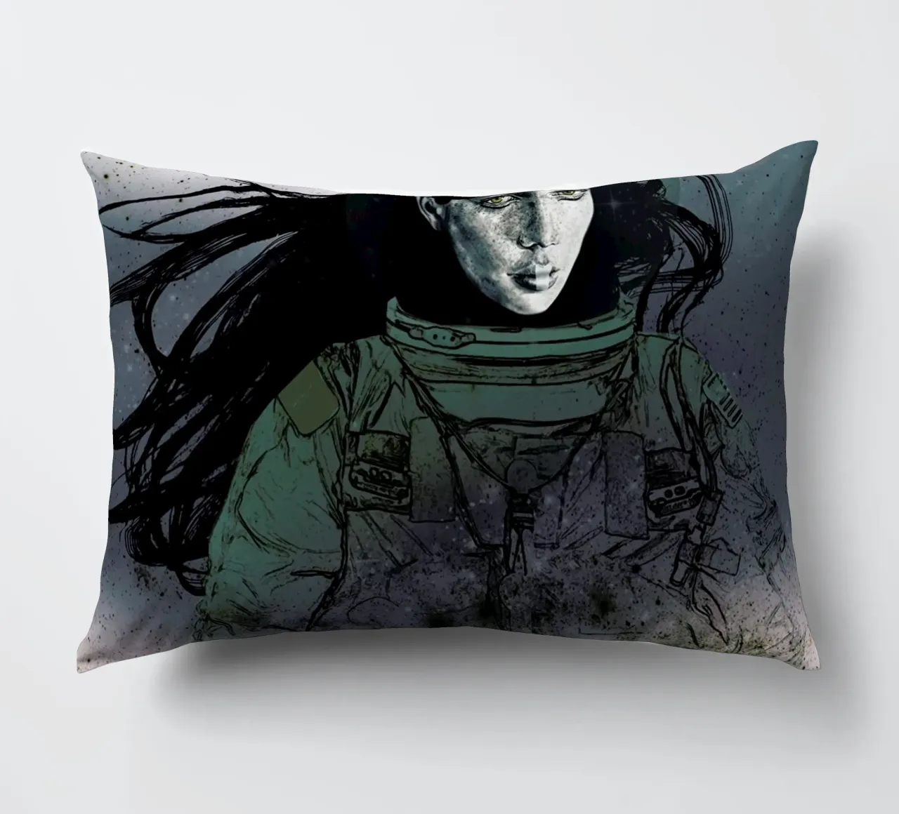 Astronaut 2 cuscino da Agnes KR Patience