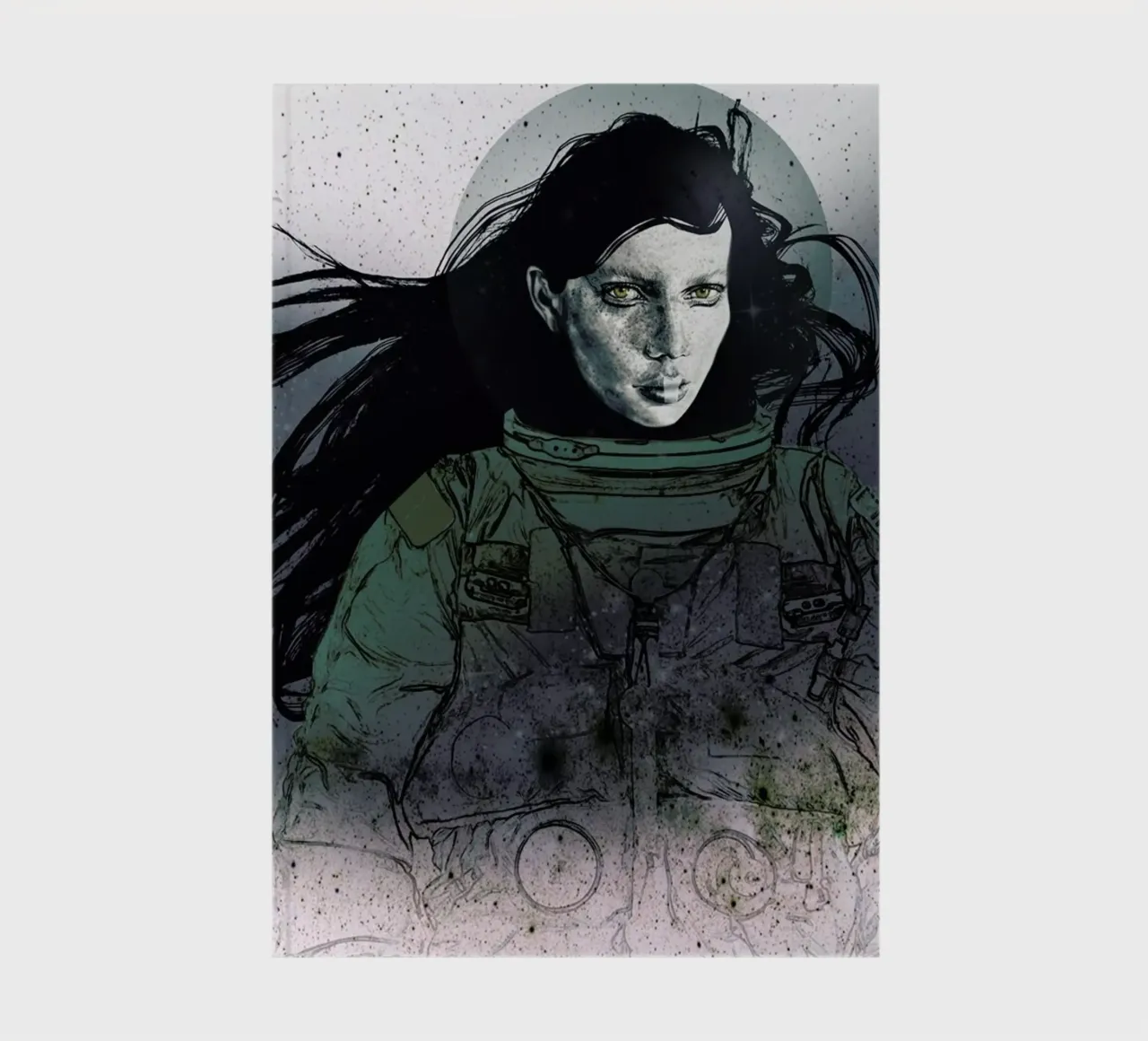 Astronaut 2 notebook by Agnes KR Patience