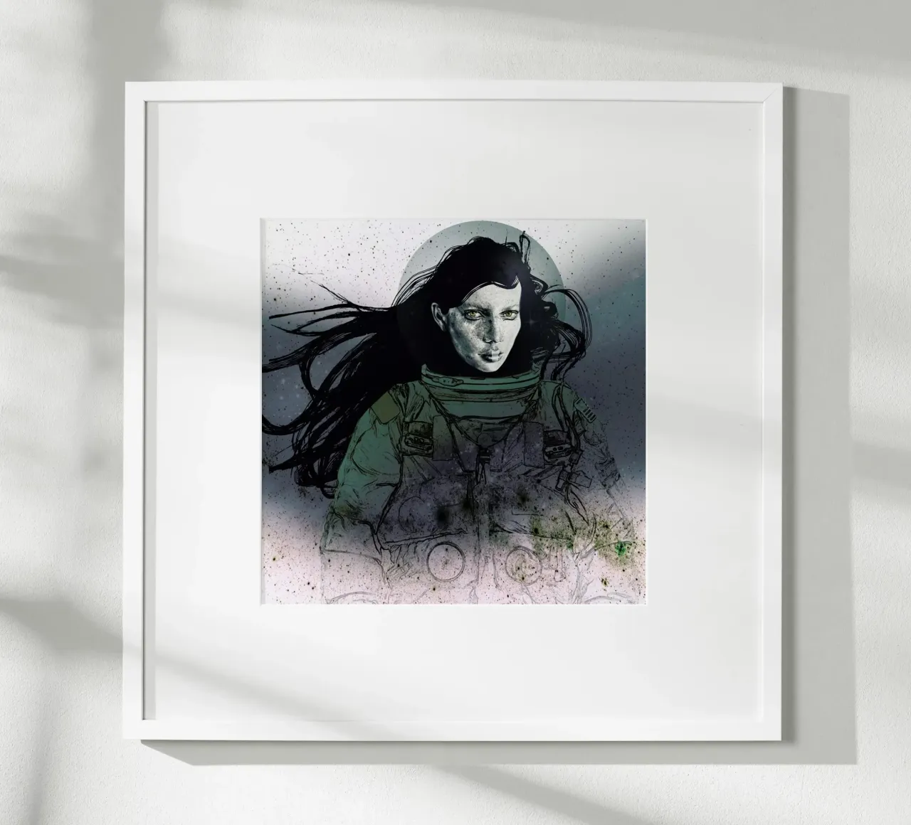 Astronaut 2 carta hahnemühle da Agnes KR Patience