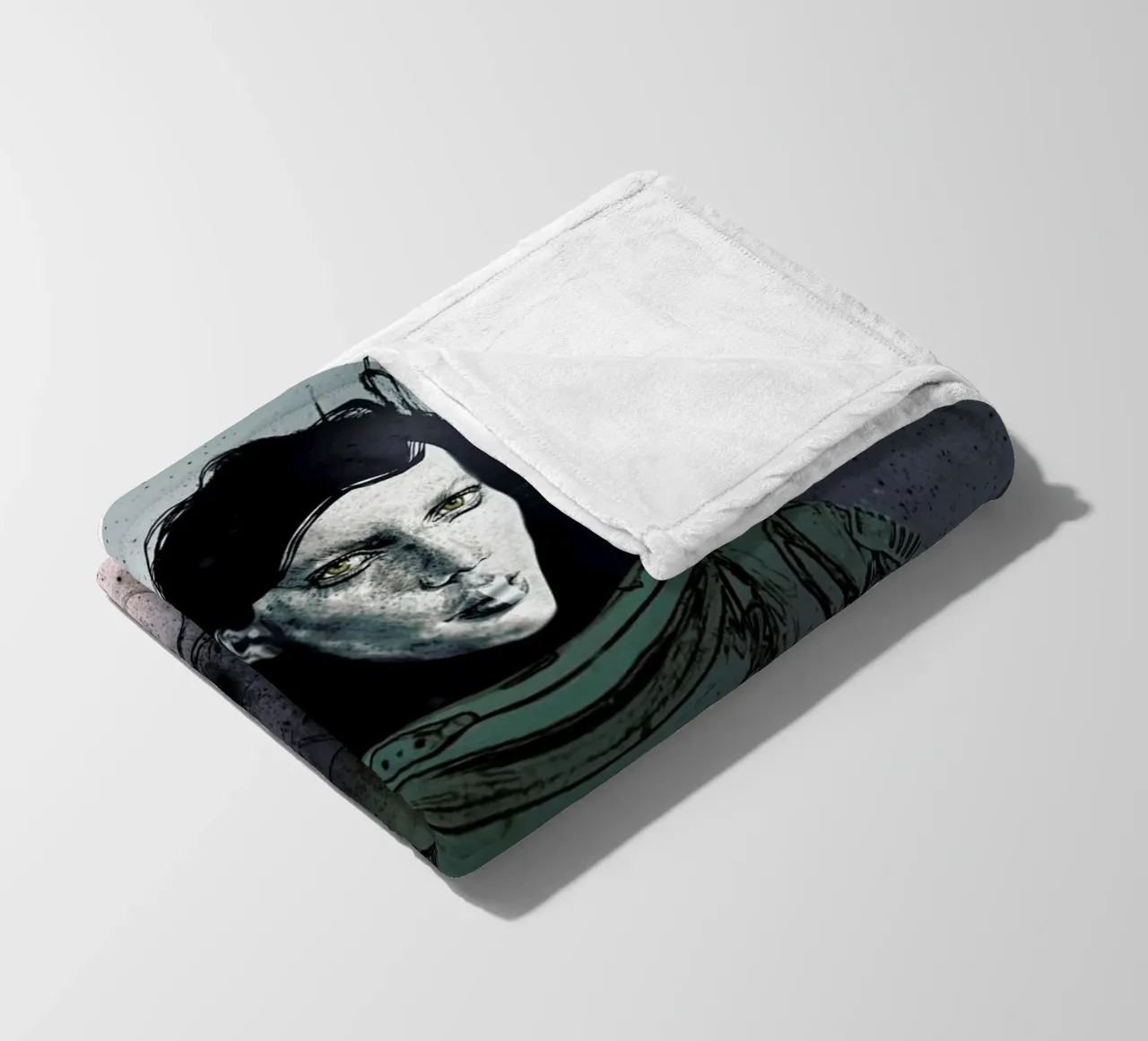 Astronaut 2 fleecedeken van Agnes KR Patience