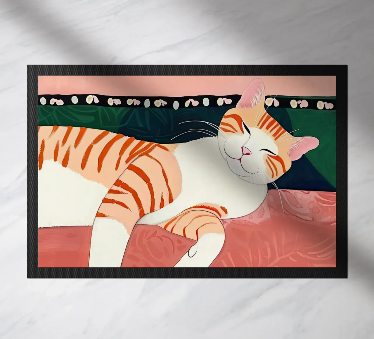 Kattenluier deurmat van DaarbyN