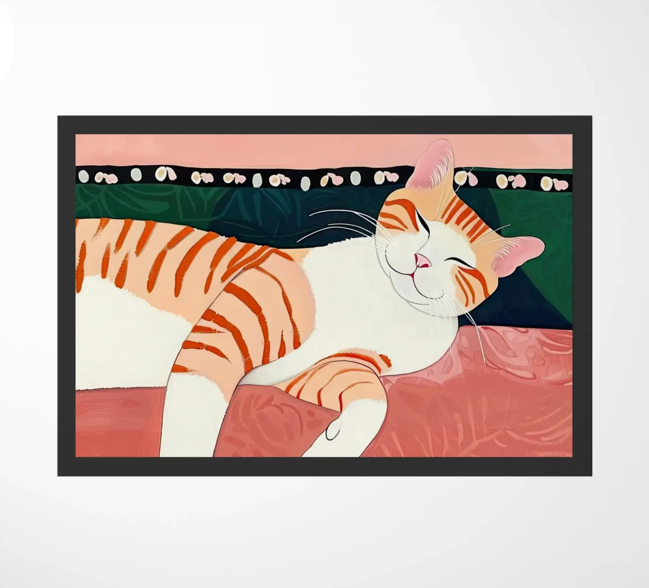 Kattenluier deurmat van DaarbyN