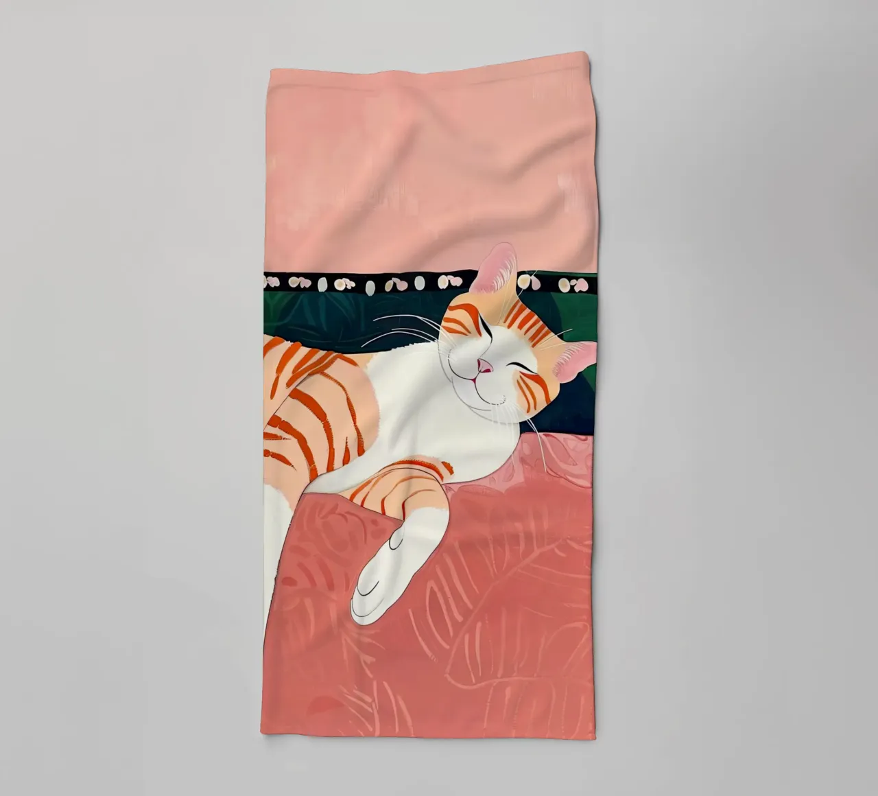 Kattenluier badhanddoek van DaarbyN