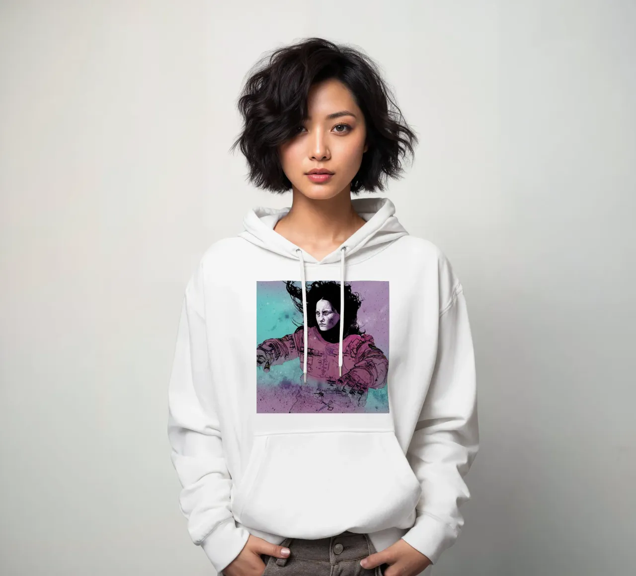 Astronaut 3 felpa con cappuccio da Agnes KR Patience