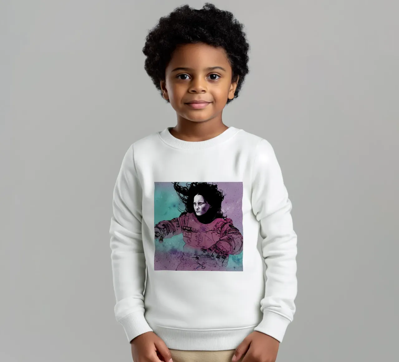 Astronaut 3 felpa bambino da Agnes KR Patience