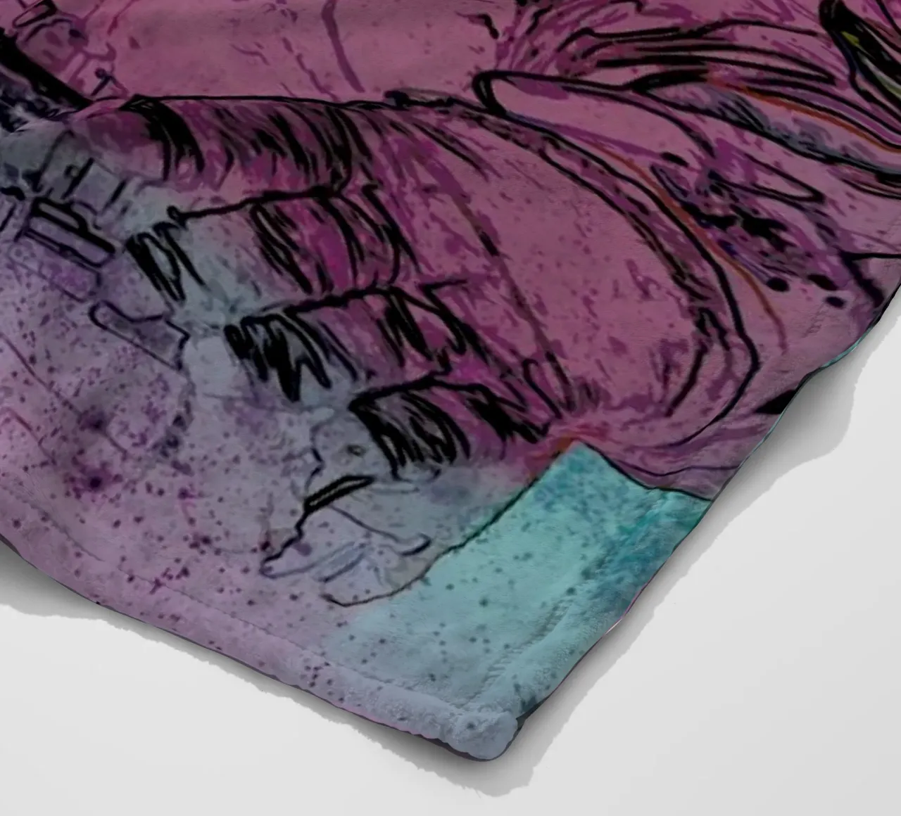 Astronaut 3 coperta in pile da Agnes KR Patience