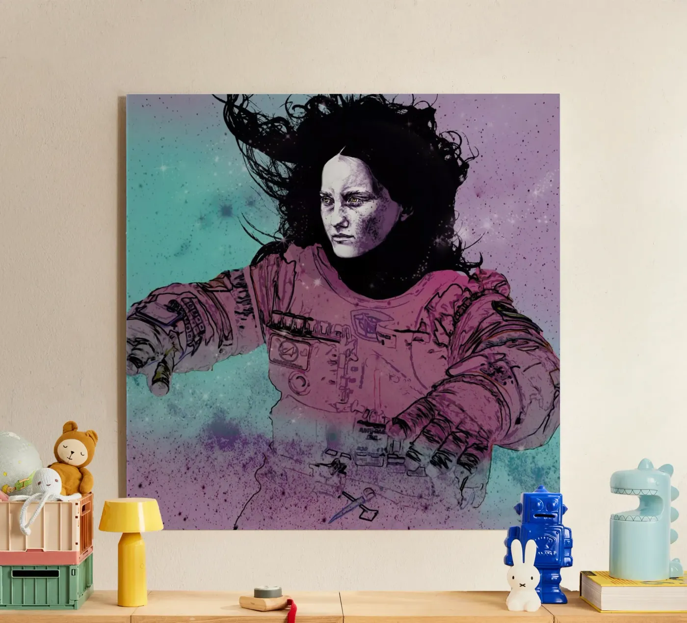 Astronaut 3 plexiglass da Agnes KR Patience