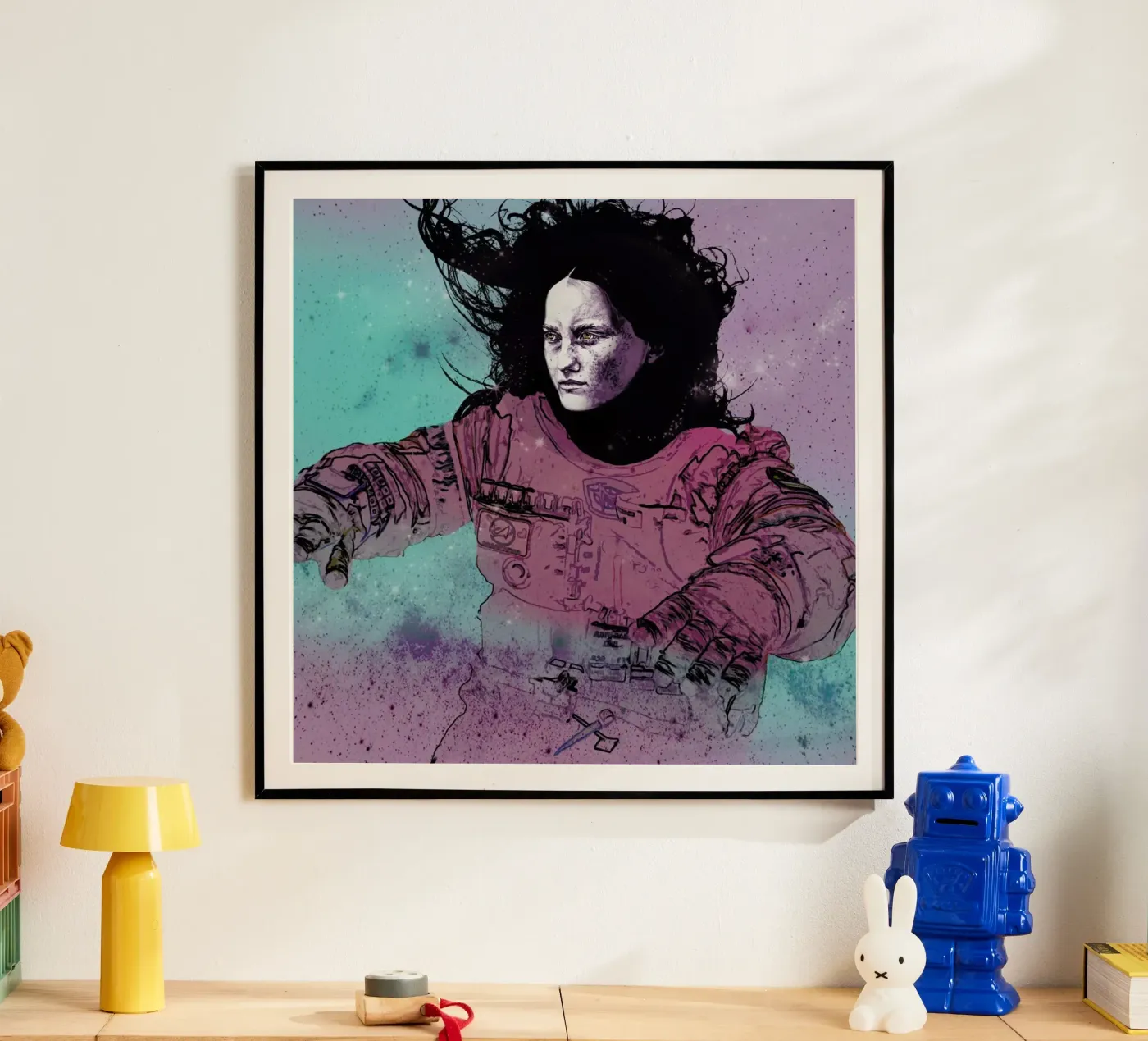 Astronaut 3 poster by Agnes KR Patience