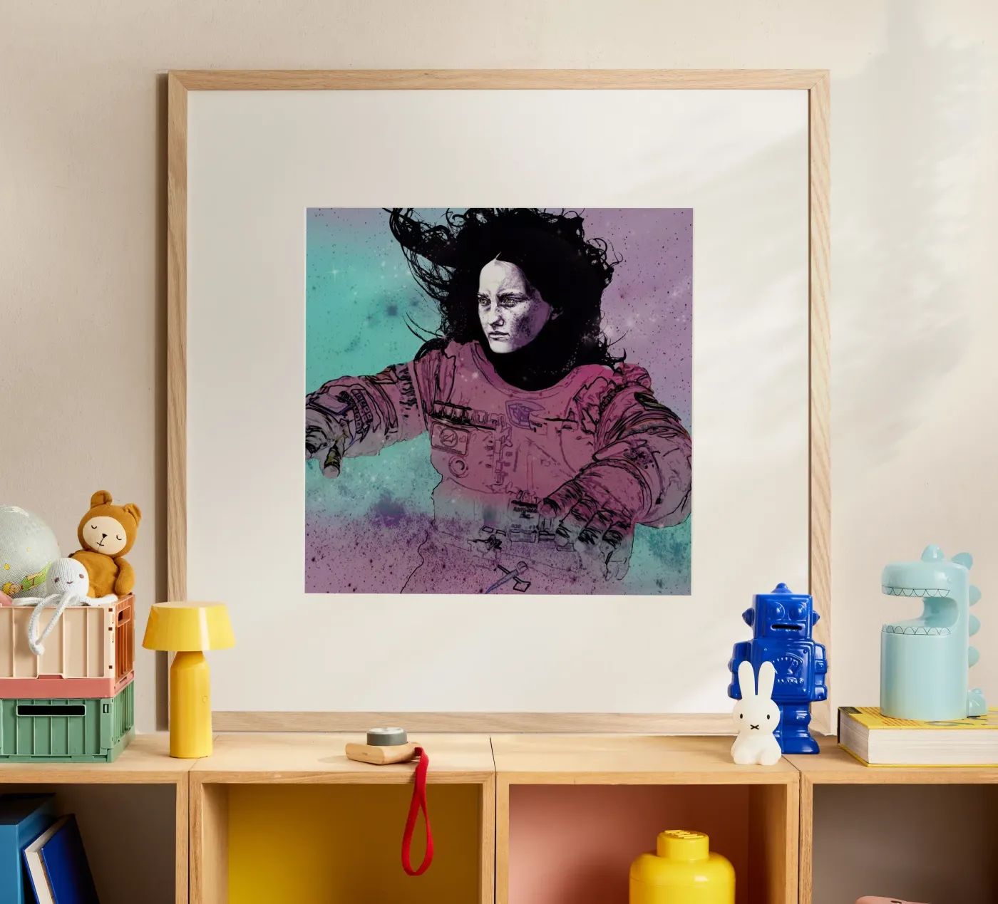Astronaut 3 poster by Agnes KR Patience