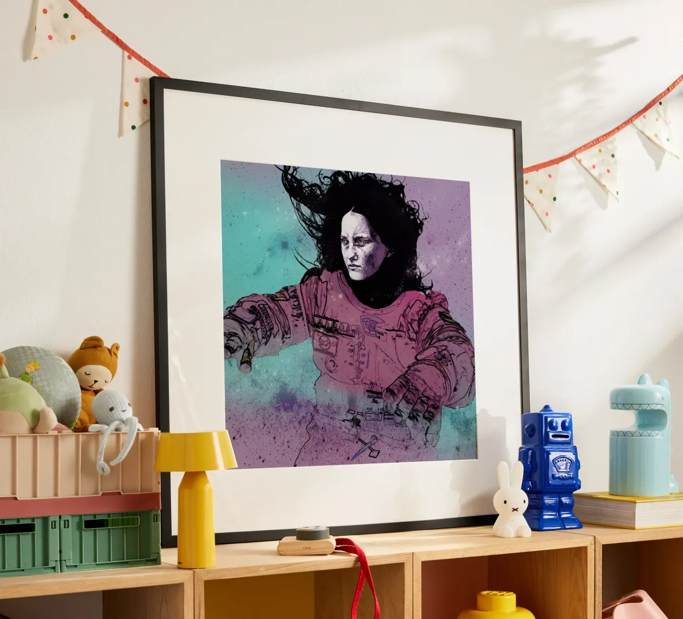 Astronaut 3 poster by Agnes KR Patience