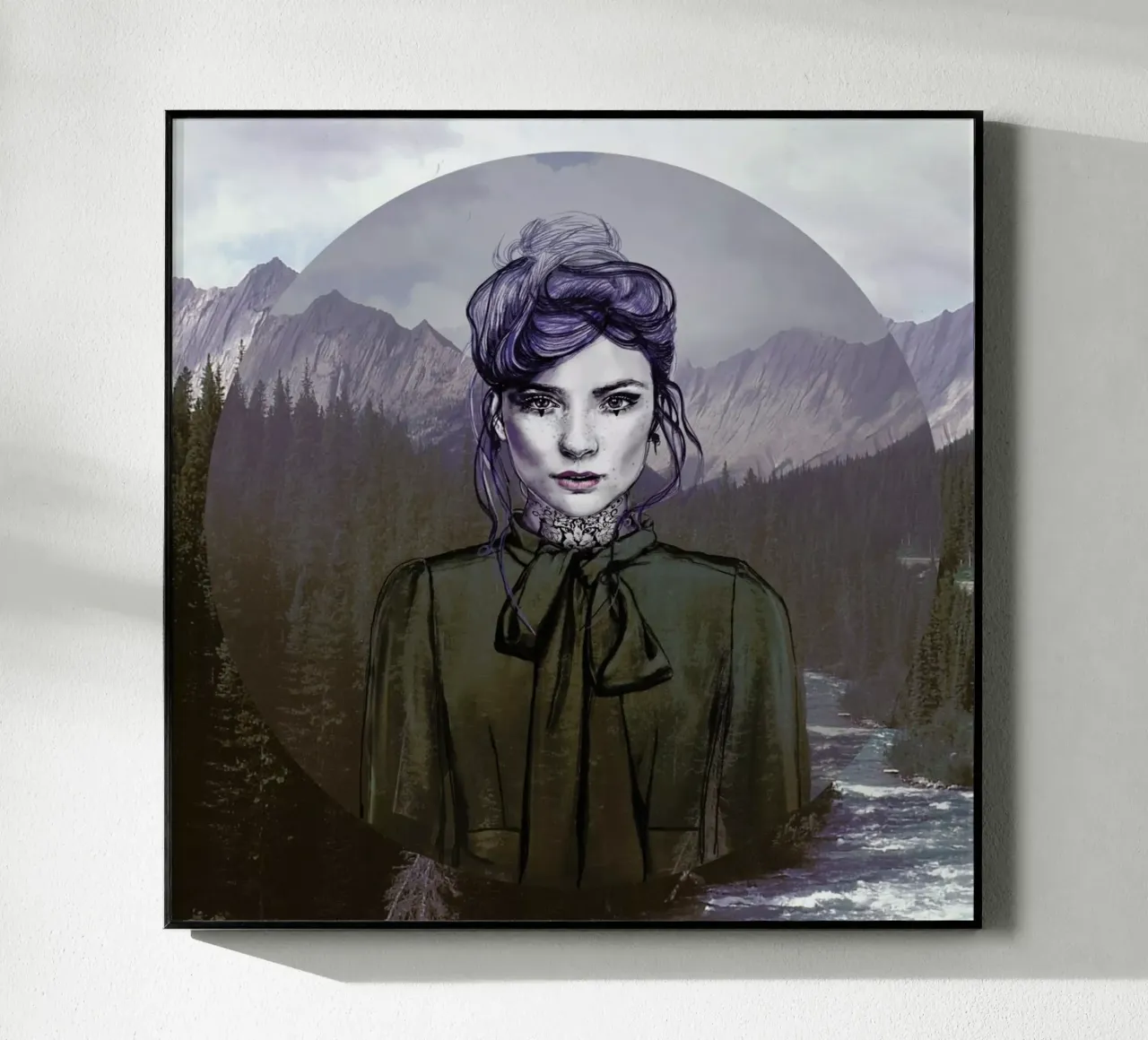 Purple Sky plexiglass da Agnes KR Patience