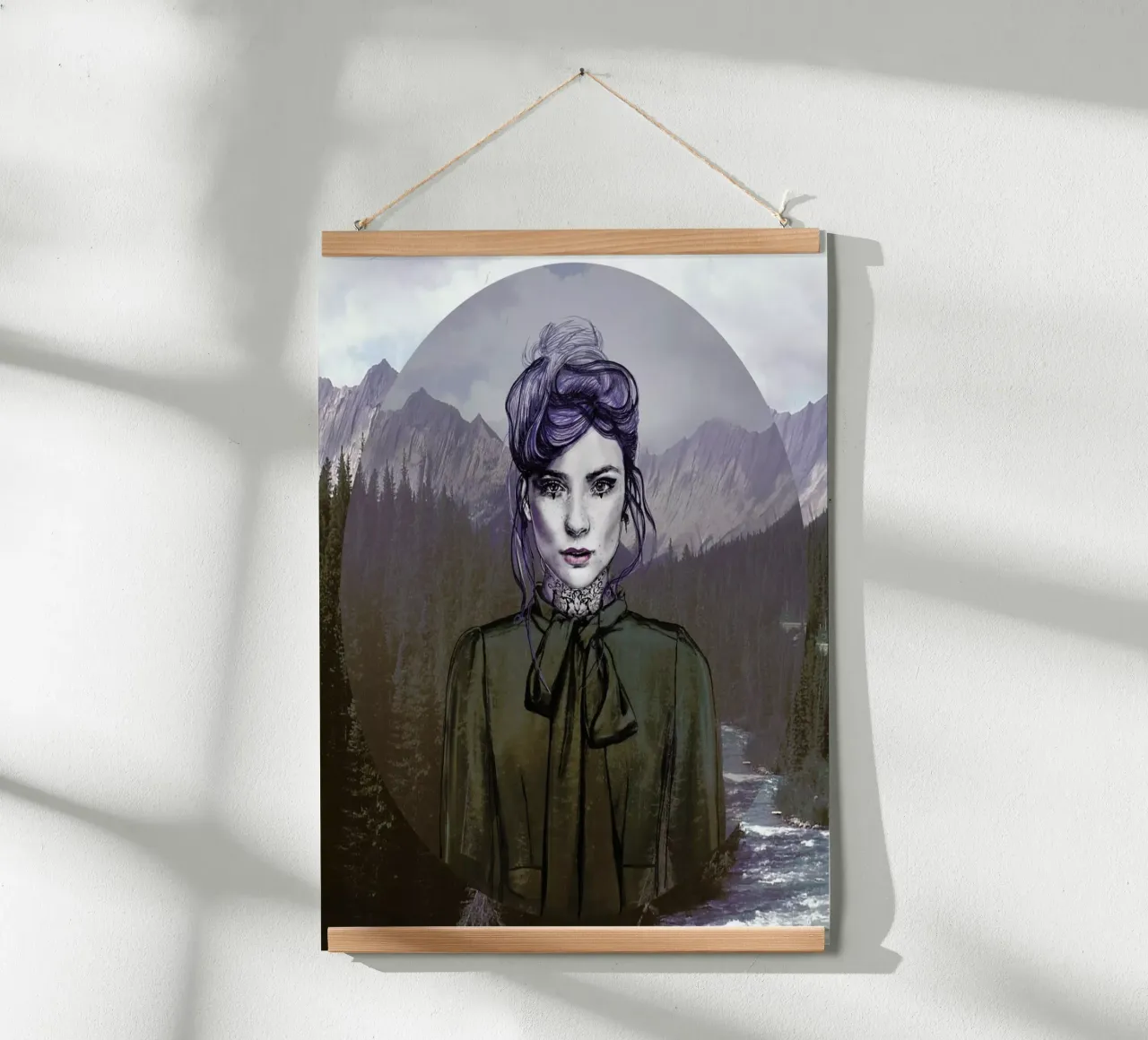 Purple Sky poster da Agnes KR Patience