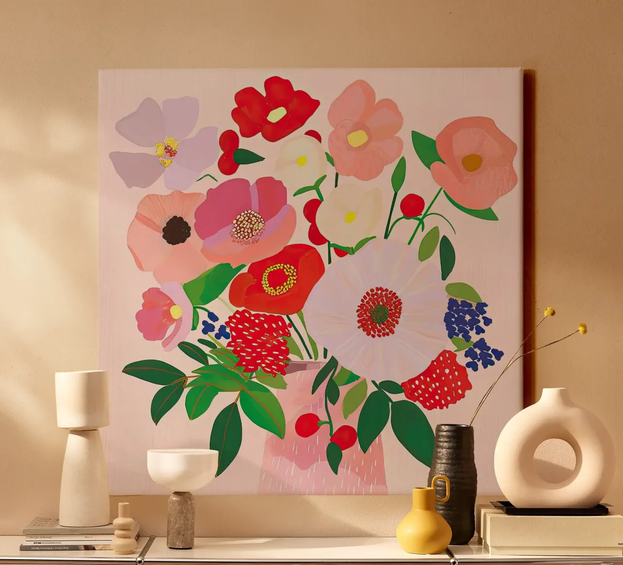 Gioia in fiore tela da DaarbyN