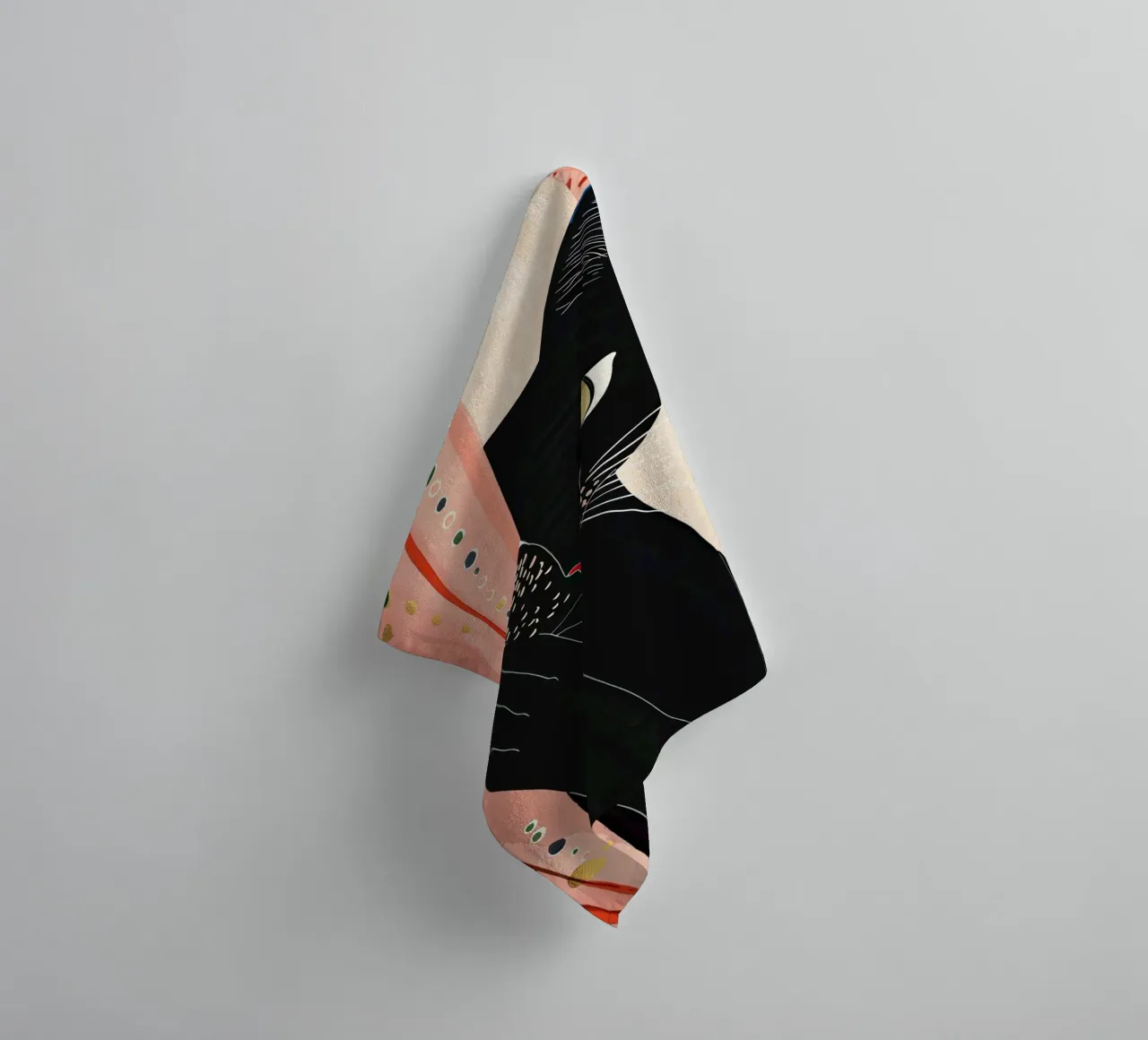 Behind the Curtain towel by DaarbyN