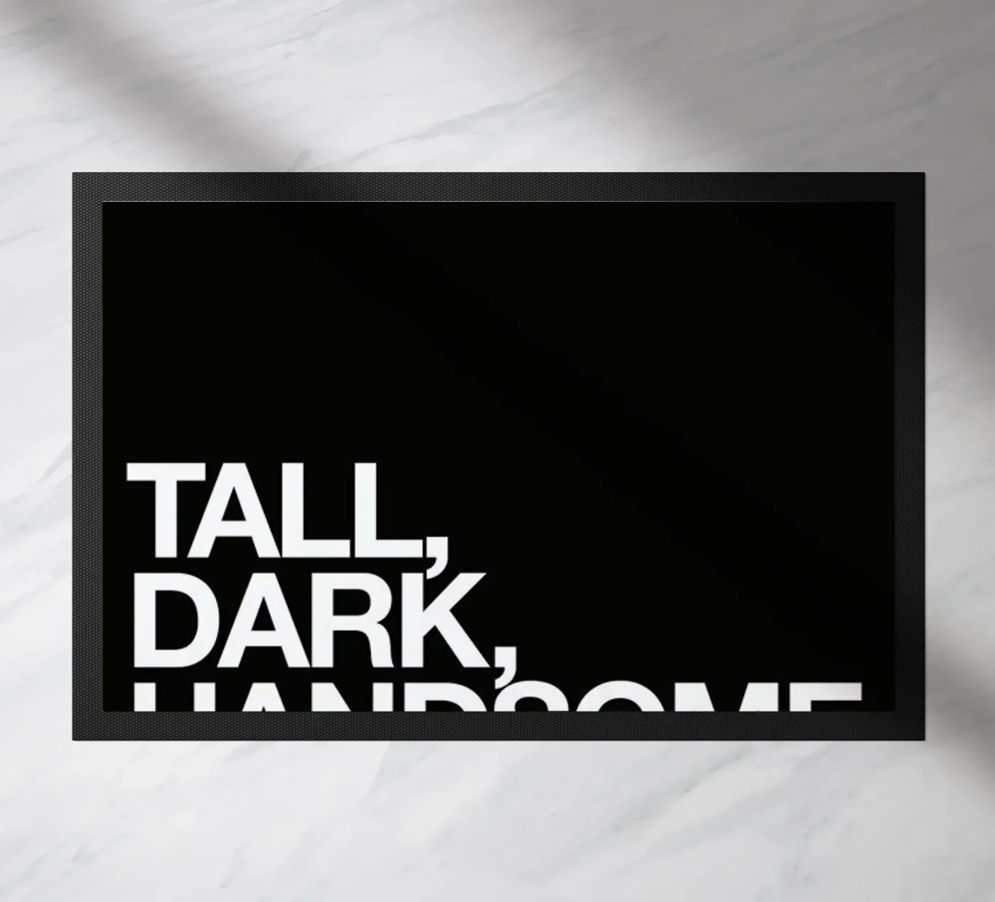 Tall Dark doormat by Studio One
