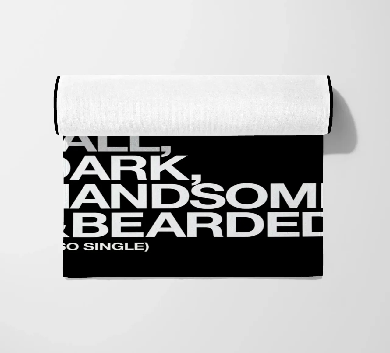 Tall Dark beach towel by Studio One