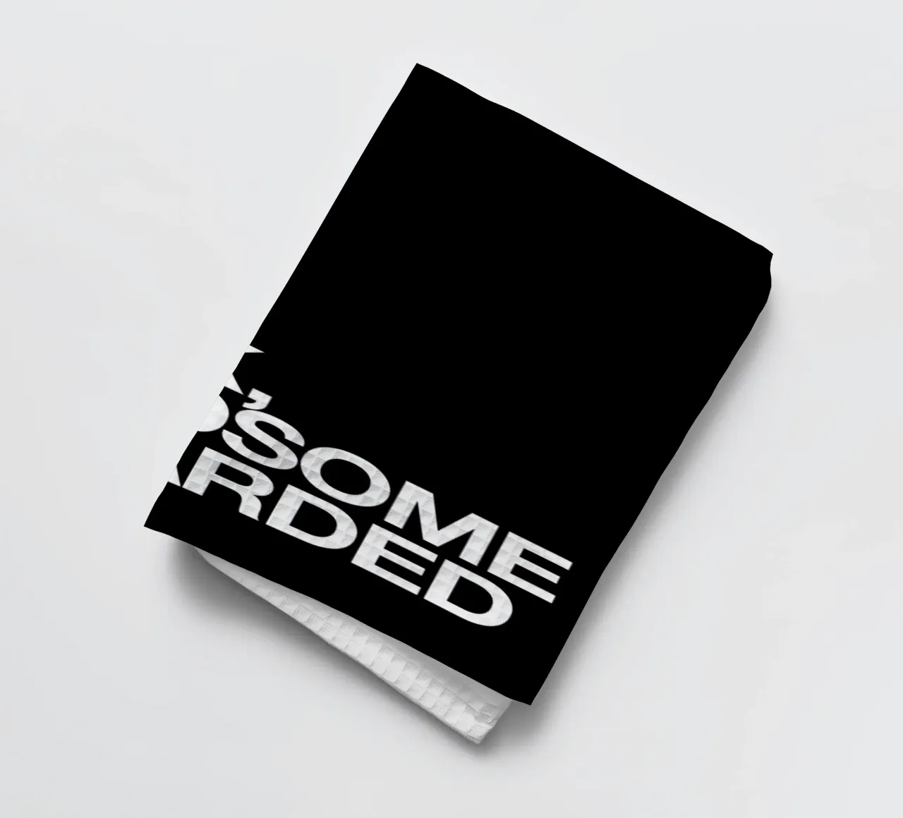 Tall Dark tea towel by Studio One