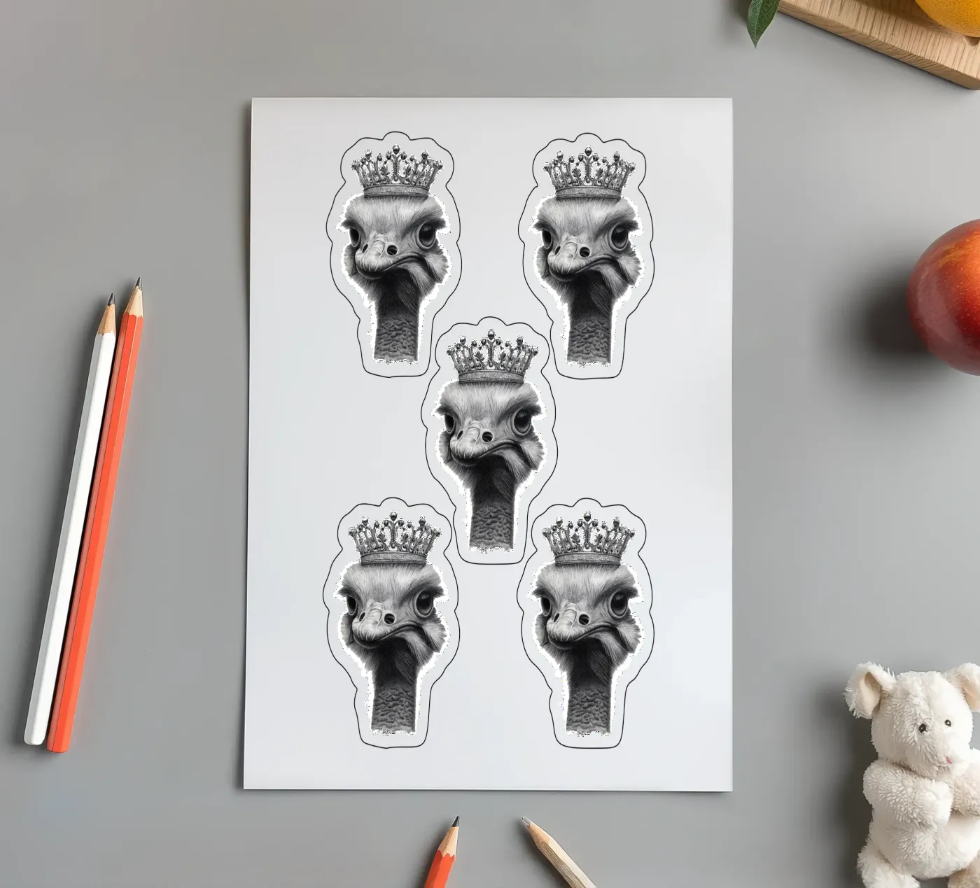 Princess sticker sheet by Graphit und Farbe