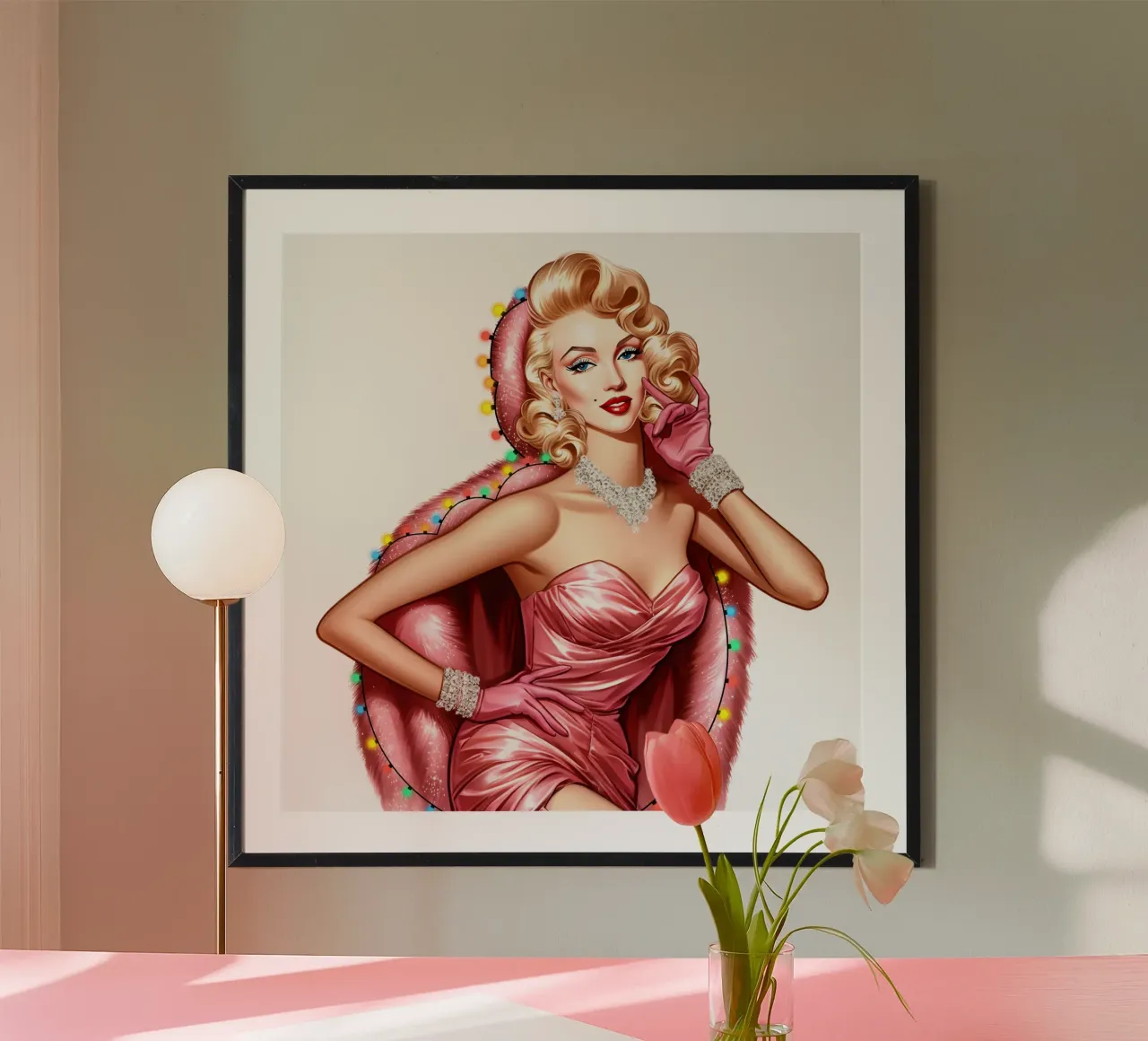 Buon Natale Marilyn poster da ARTOMATIC