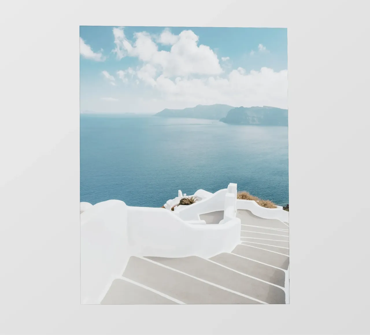 Santorin Griechenland, Griechische Inseln, Reisedruck, Europa Foto PVC Plane von TheTravelClub