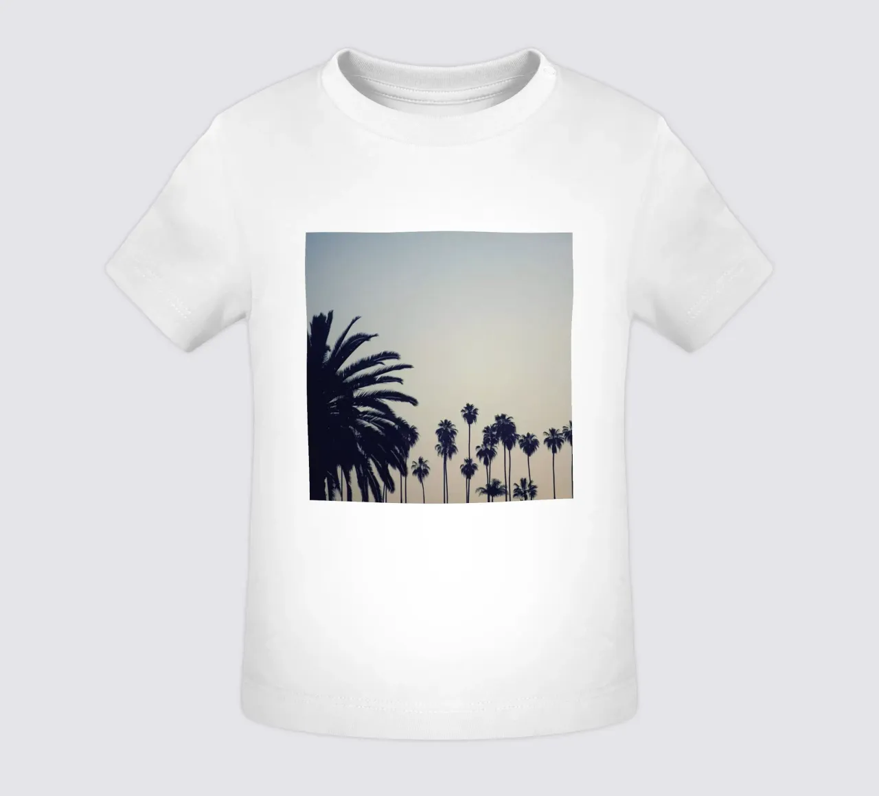 Echo Park Palms baby t-shirt by Catherine McDonald