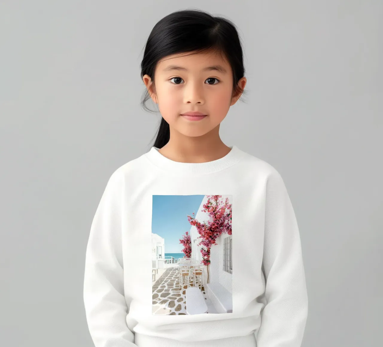 Paros Greek Islands kids sweatshirt by TheTravelClub