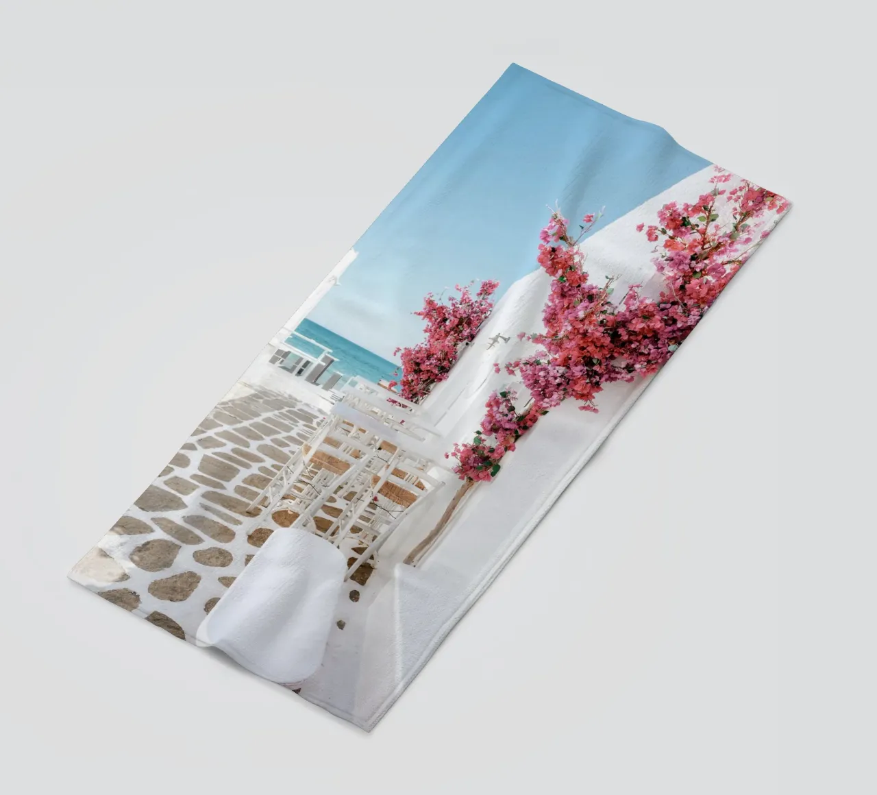 Paros Greek Islands beach towel by TheTravelClub