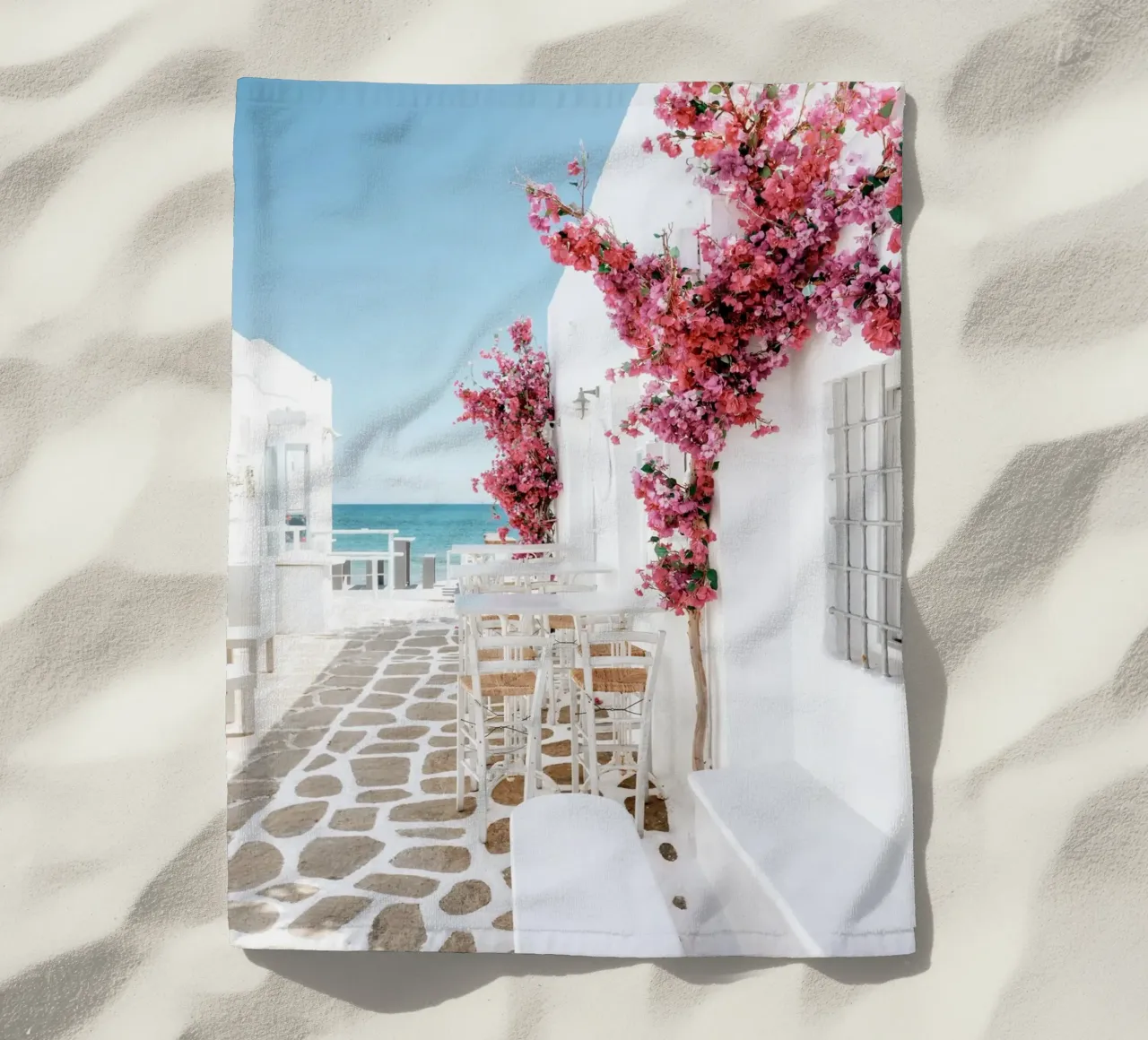 Paros Greek Islands beach towel by TheTravelClub