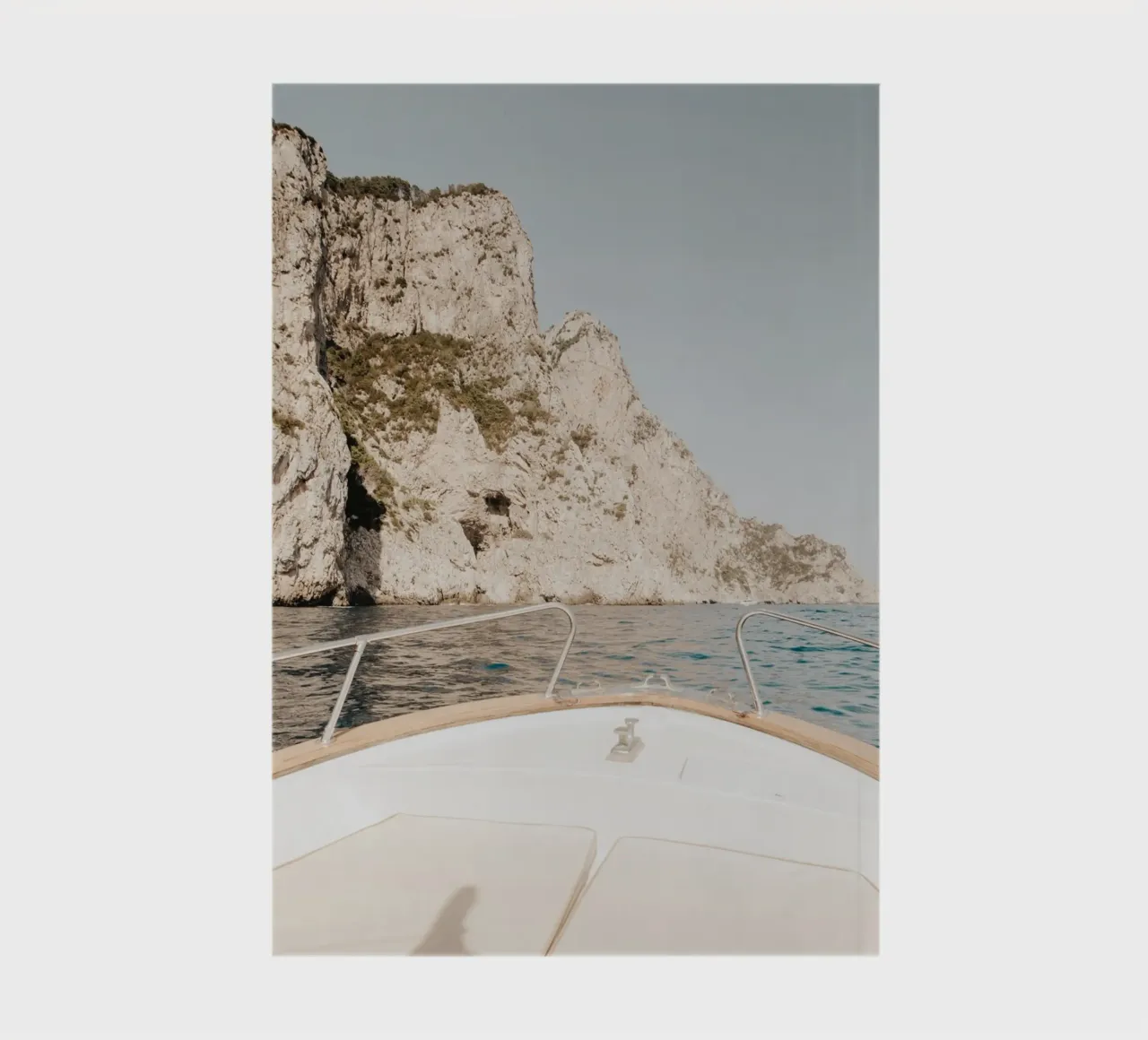 Amalfi Coast Boat Print, Travel Photograph, Europe Travel notebook by TheTravelClub