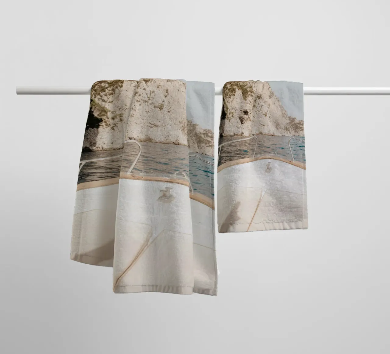Amalfi Coast Boat Print, Travel Photograph, Europe Travel towel by TheTravelClub