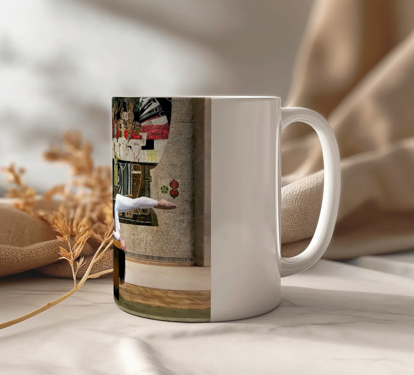 Belgrade #4 ceramic mug by The Urban Yoga