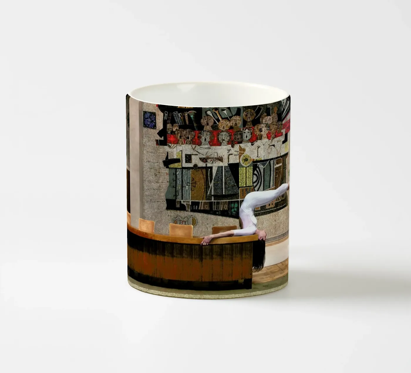 Belgrade #4 ceramic mug by The Urban Yoga
