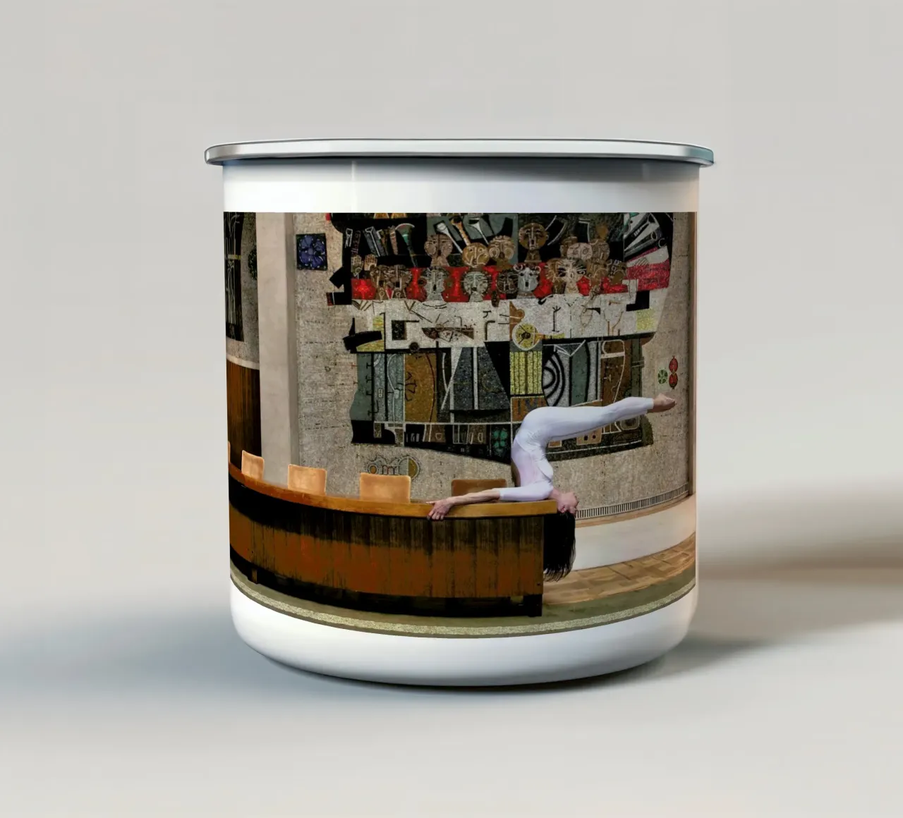 Belgrade #4 tazza in smalto da The Urban Yoga