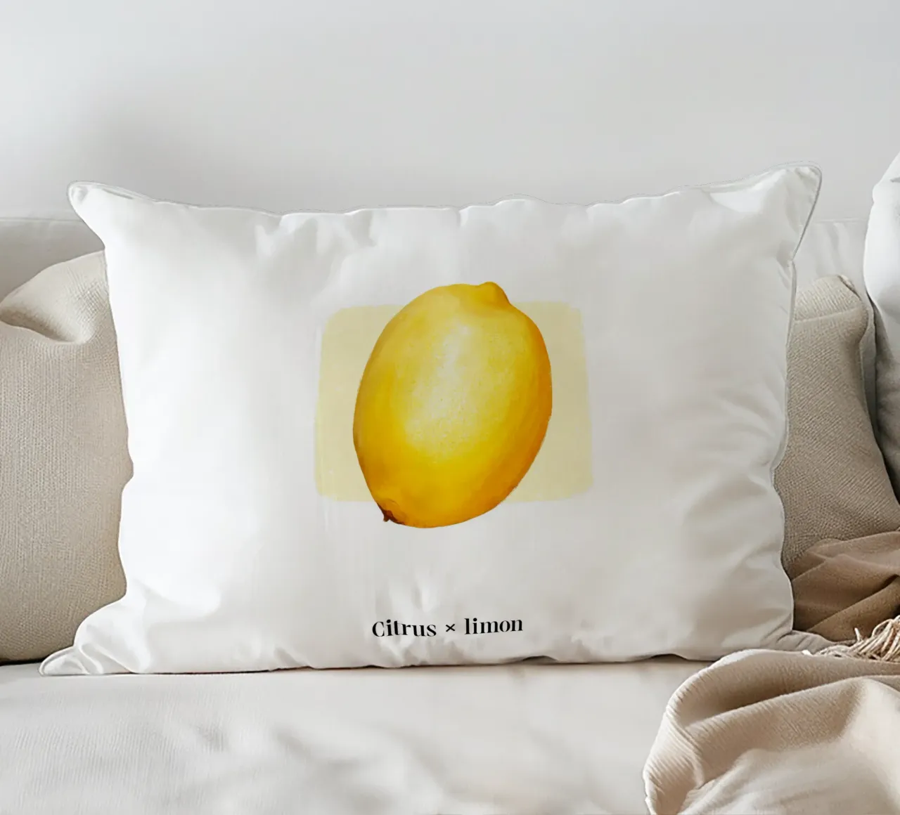 Citrus x limon № 1 cuscino da color&shape