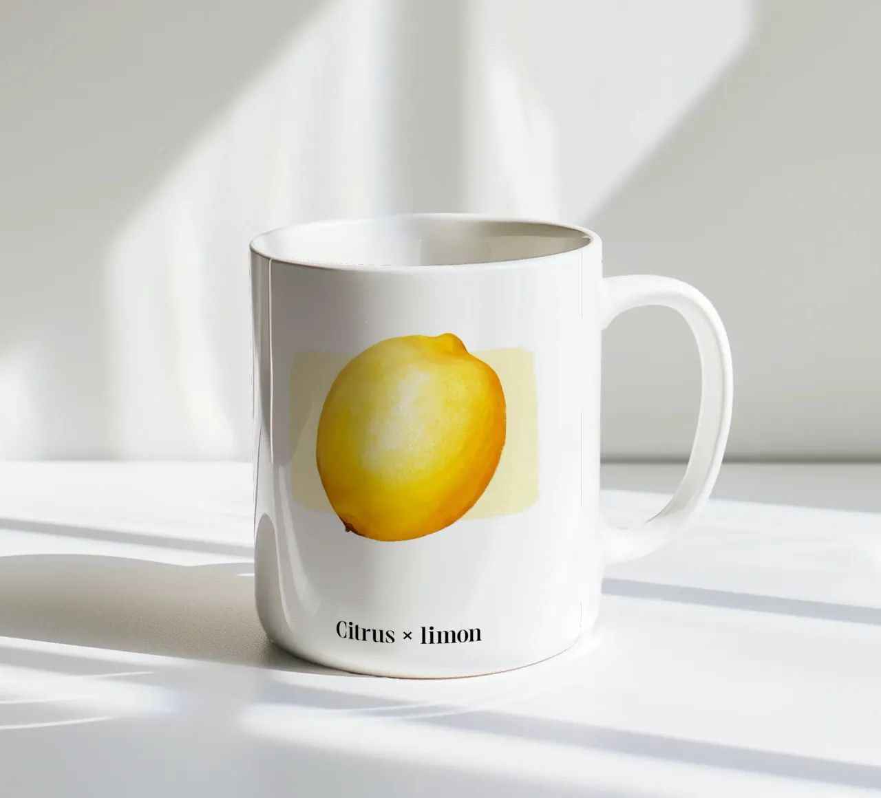 Citrus x limon № 1 tazza in ceramica da color&shape